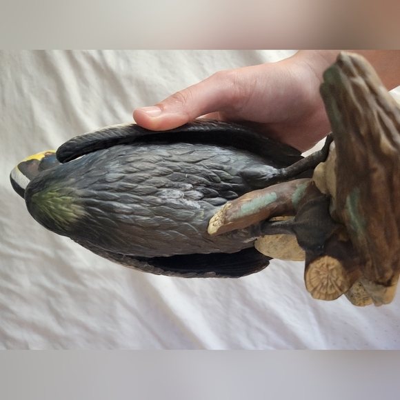 Porcelain Brown Pelican Bird Figure By Goto Originals Limited Edition 841/1200 - Picture 6 of 6